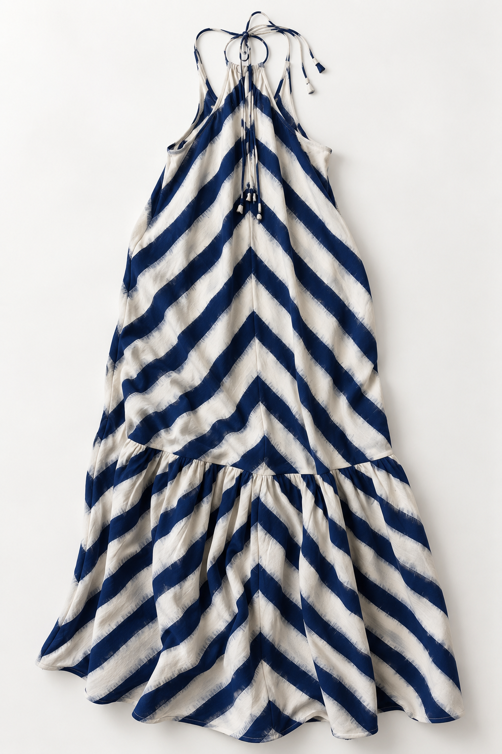 #107 Halter V Neck Dress