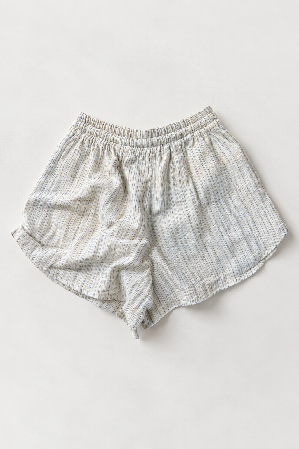 #13 Tum Shorts 113 Space Dyed 2/1 Natural / Indigo