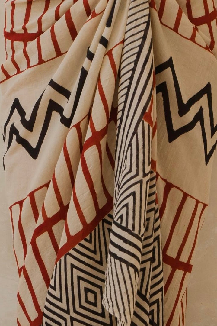 Voile Scarf Geometric