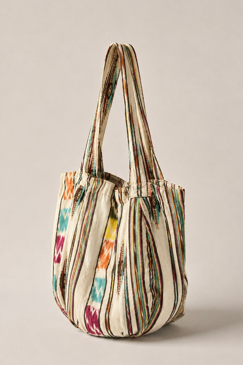 Sack Bag Aztec White