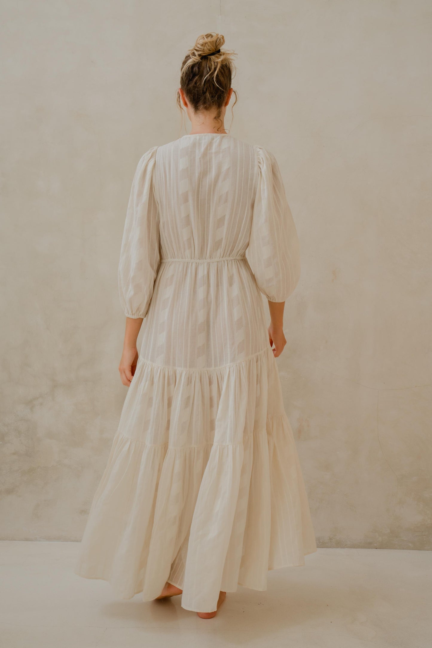 #45 Catalina Dress Parallelogram Natural