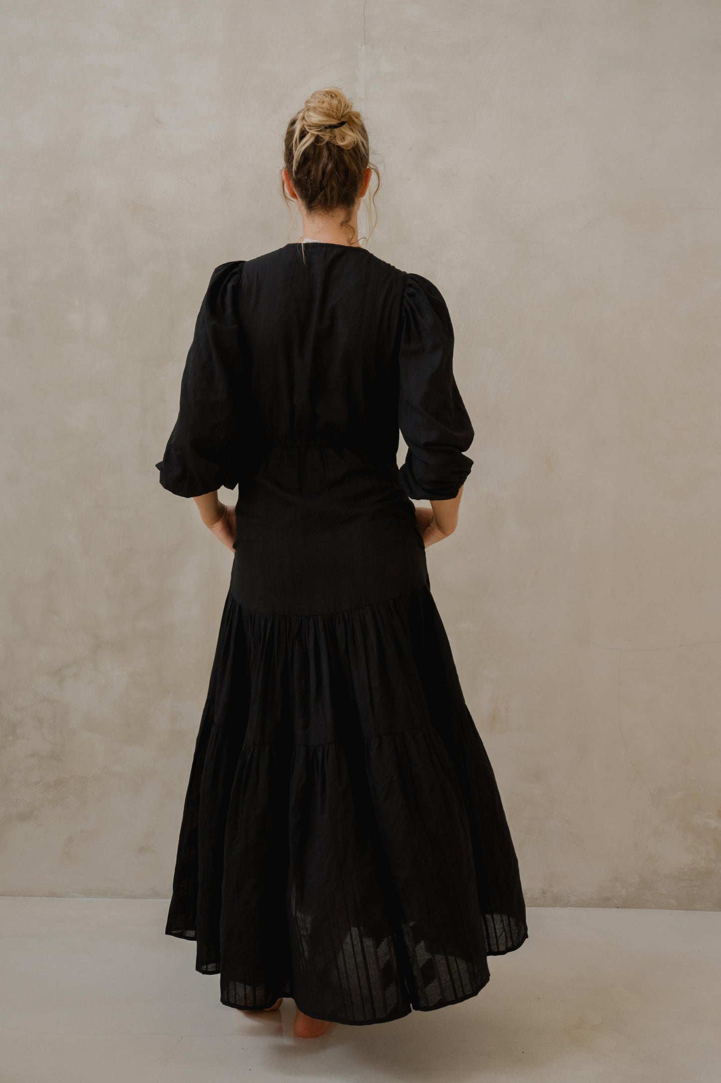 #45 Catalina Dress Parallelogram Black