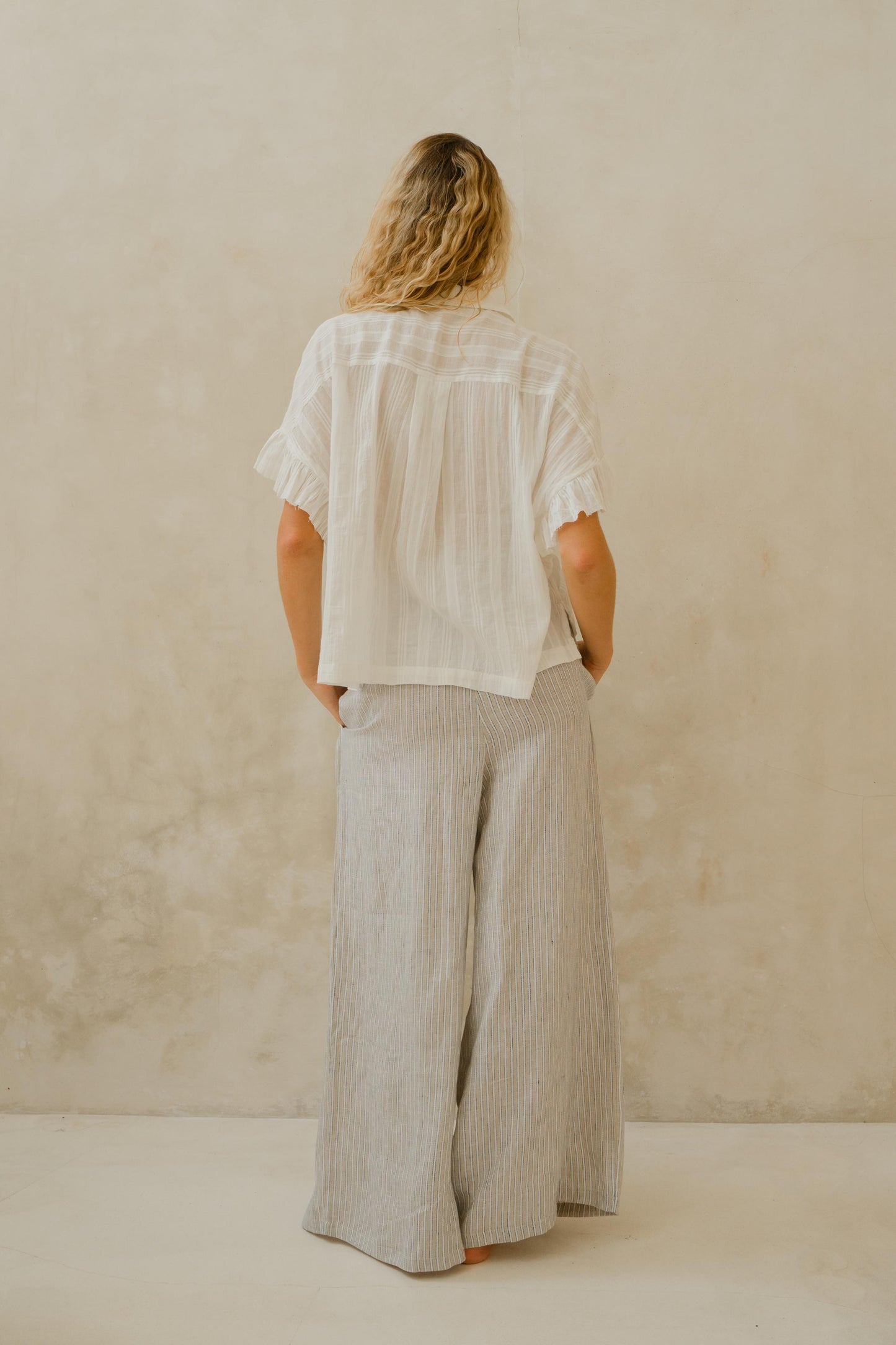 #94 Pleat Wide Leg Pants