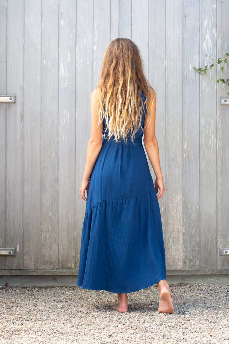 Clementine Dress in Cotton Double Gauze