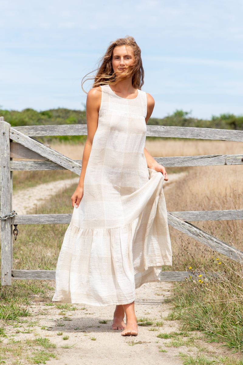 natural buffalo plaid