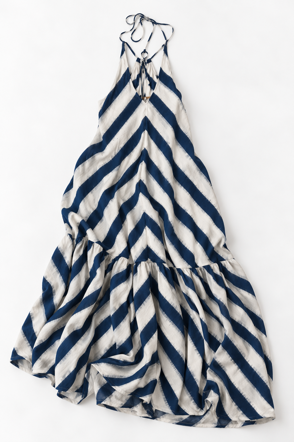 #107 Halter V Neck Dress