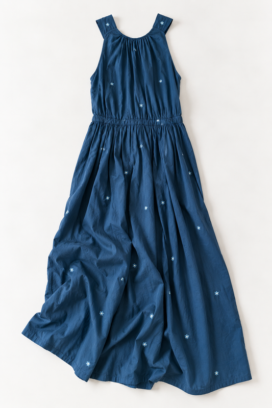 #109 Halter Neck Cross Back Dress
