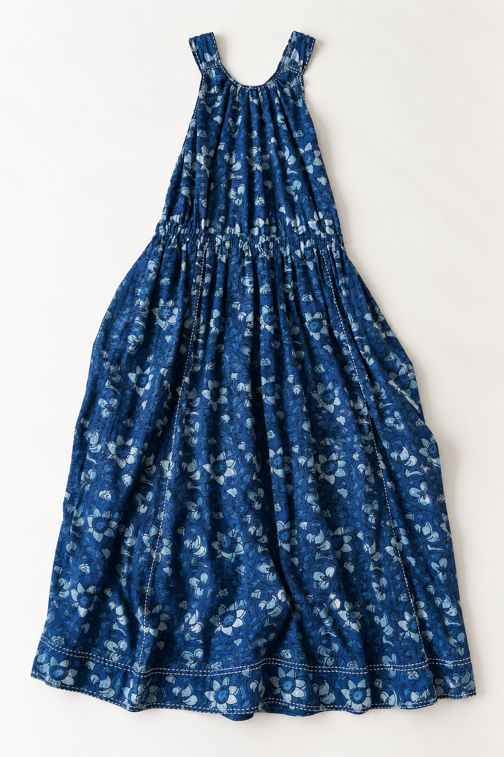 #109 Halter Neck Cross Back Dress