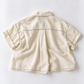 #131 Crop Single Pocket Short Sleeve