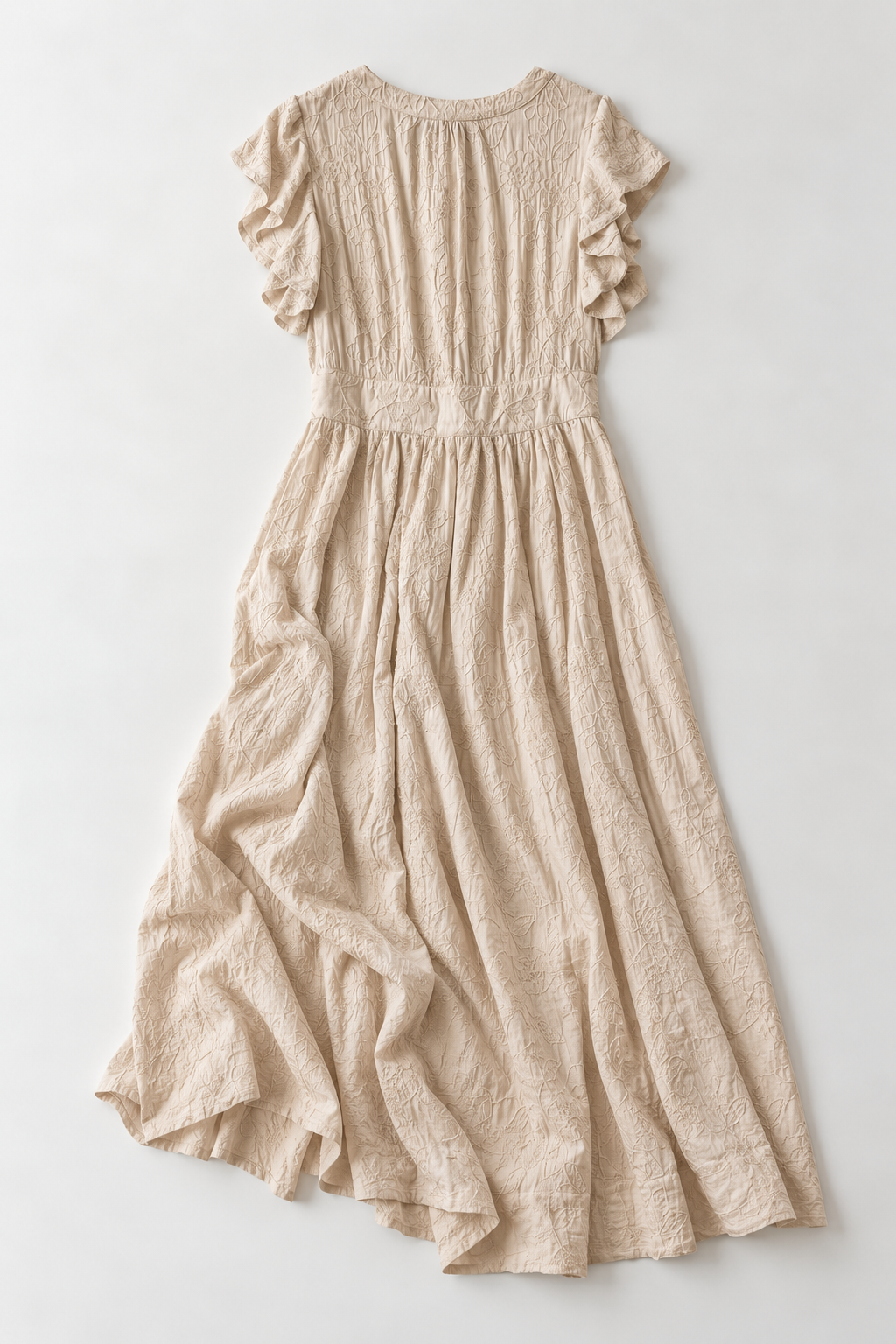 #137 Flutter Sleeve Dress