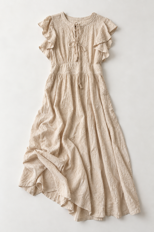 #137 Flutter Sleeve Dress