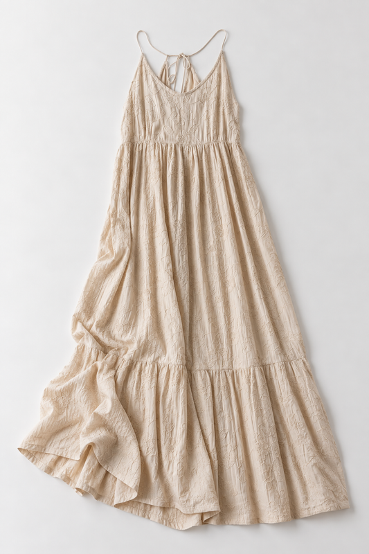 #138 Applique Spaghetti Dress