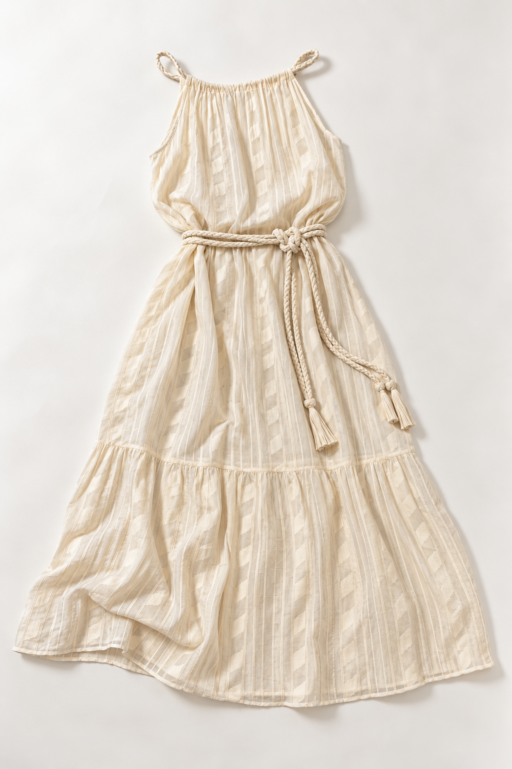 #3 Halter Tiered Dress