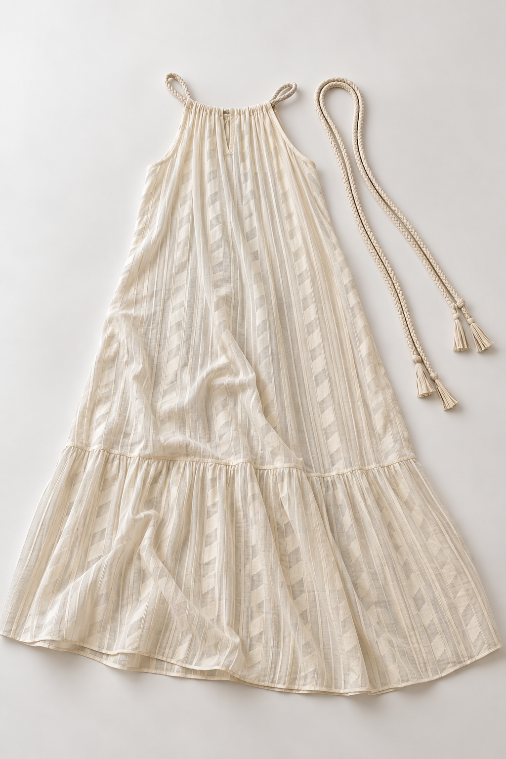 #3 Halter Tiered Dress
