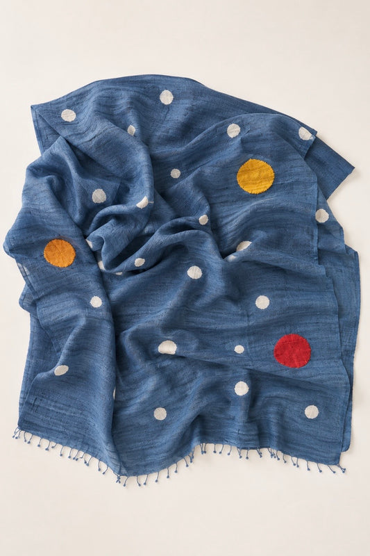Tussar Silk Shawl/ Style 10