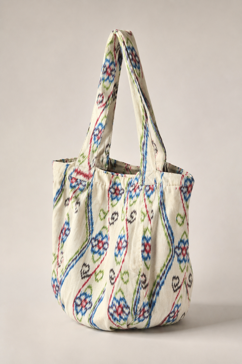 Sack Bag Ikat Flower