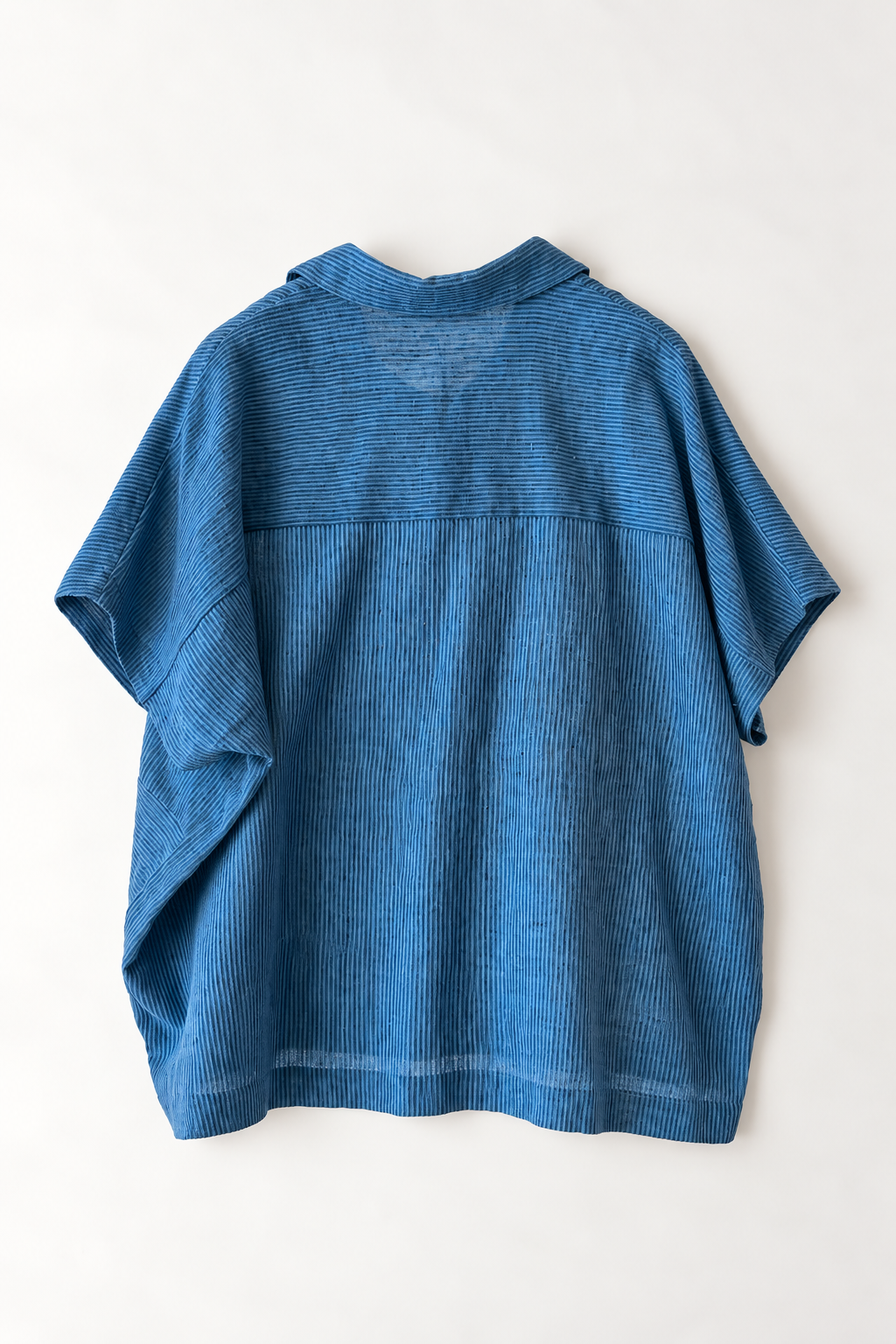 #63 Oversized Hanley Shirt Kala 118A Ocean Blue / Indigo Stripe