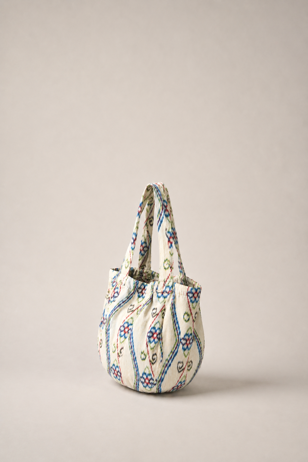 Sack Bag Ikat Flower