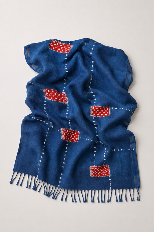 Shawl Matka Silk Bandani/ Style 3