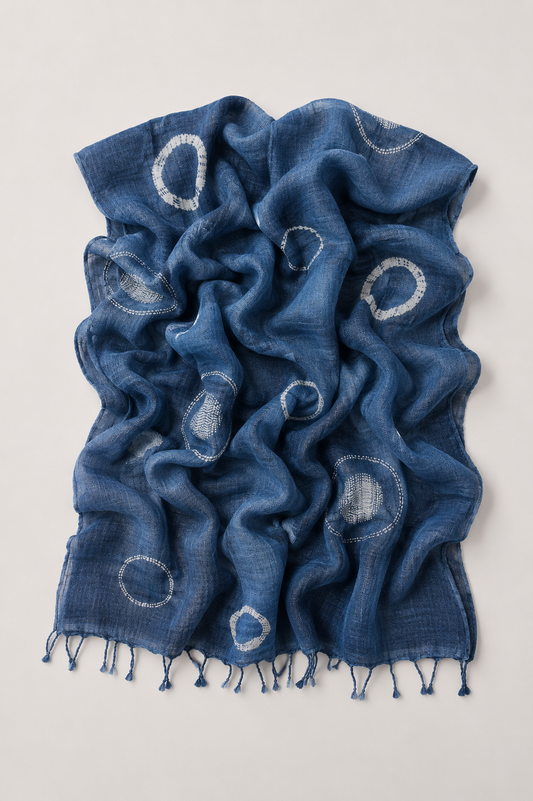 Tussar Silk Shawl/ Style 34
