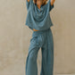 #63 Oversized Hanley Shirt Kala 118A Ocean Blue / Indigo Stripe