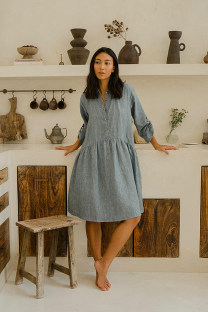 #36 Mini Polo Shirt Dress