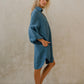 #56 Mini H/L Kaftan Thick Placket Puff Slvs