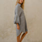 #56 Mini H/L Kaftan Thick Placket Puff Slvs