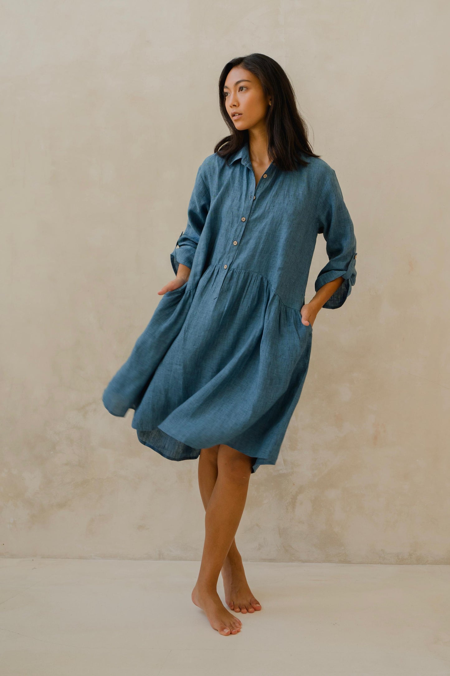 #36 Mini Polo Shirt Dress