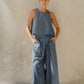 #94 Pleat Wide Leg Pants