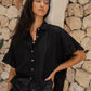 # 2A Ruffle Oversized Shirt