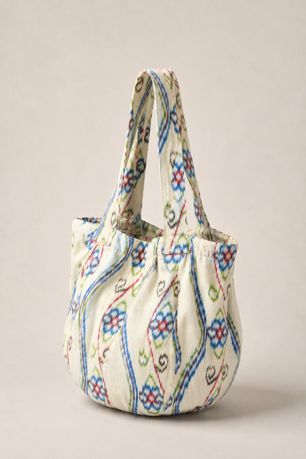 Sack Bag Ikat Flower
