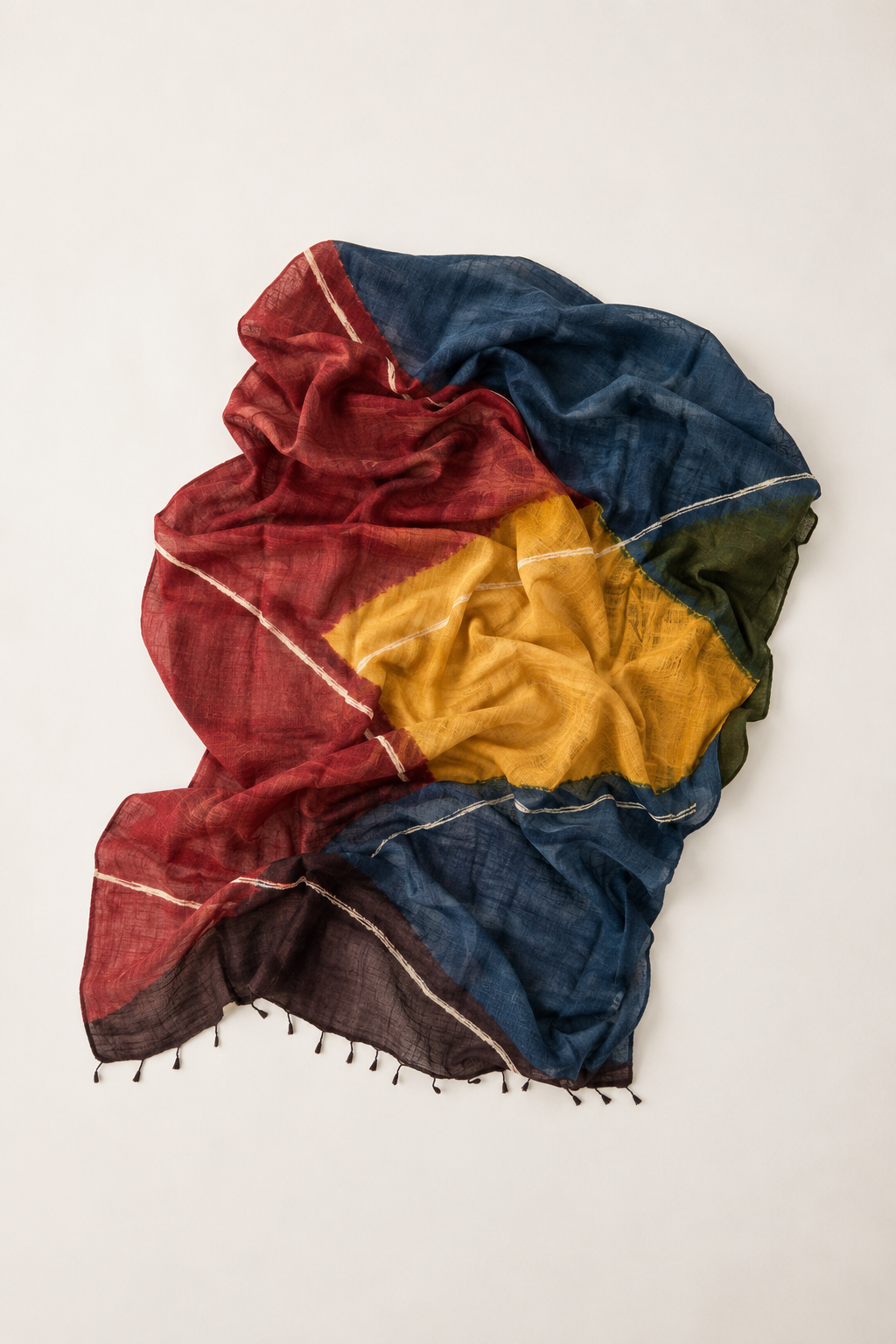 Tussar Silk Shawl/ Style 26