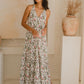 #107 Halter V Neck Dress