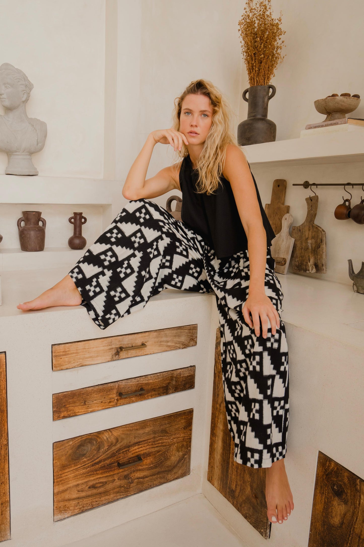 #94 Pleat Wide Leg Pants