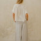 #2A Ruffle Oversized Shirt