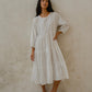 #52 3 Tiered Bow  Neck Dress