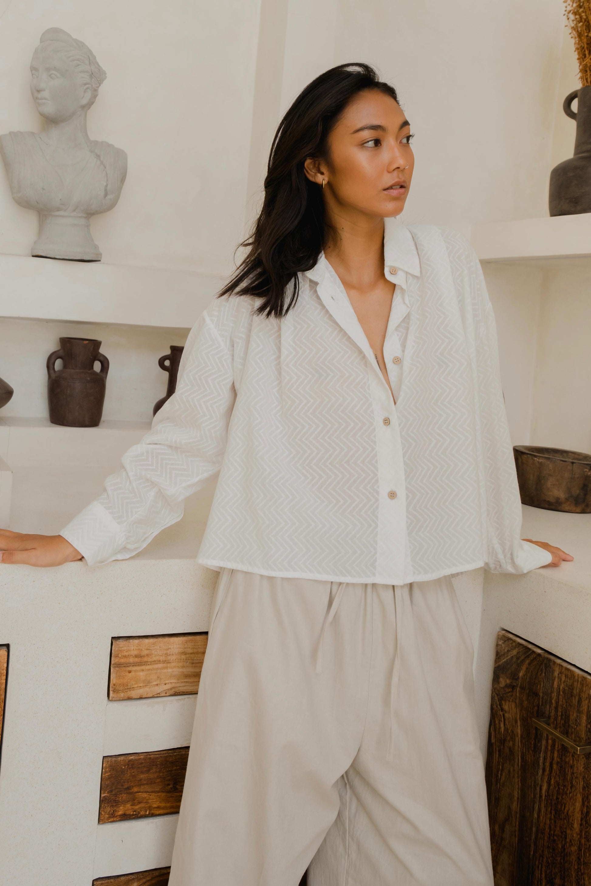 76 Cropped L/S Button Down Men Shirt – Artisan Privilege 76 Cropped L/S Button Down Men Shirt – Artisan Privilege
