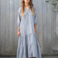 elinor pinstripe dress