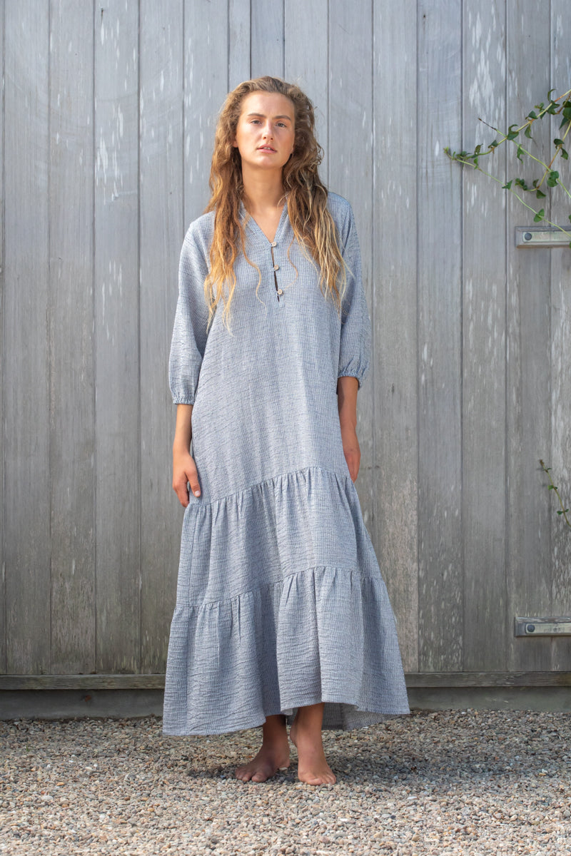 elinor pinstripe dress
