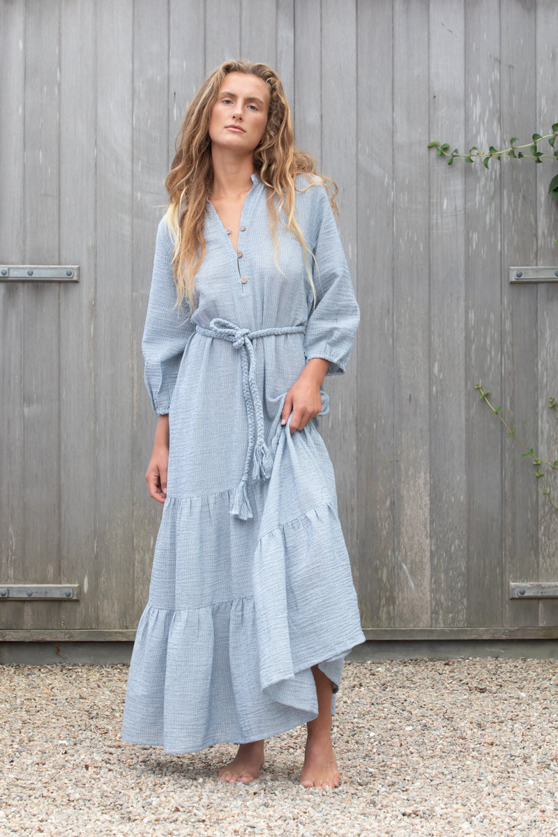 indigo elinor dress