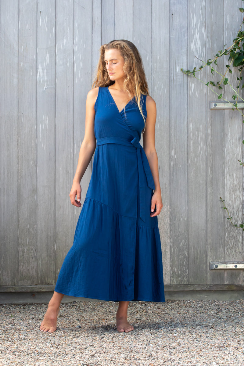 Clementine Dress in Cotton Double Gauze