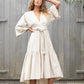 Kimono Dress in Cotton Linen