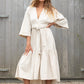 Kimono Dress in Cotton Linen