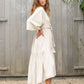 Kimono Dress in Cotton Linen