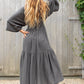 Kimono Dress in Cotton Linen