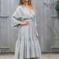 woven kimono dress