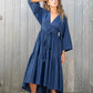 linen cotton kimono style dress