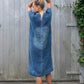hemp caftan dress