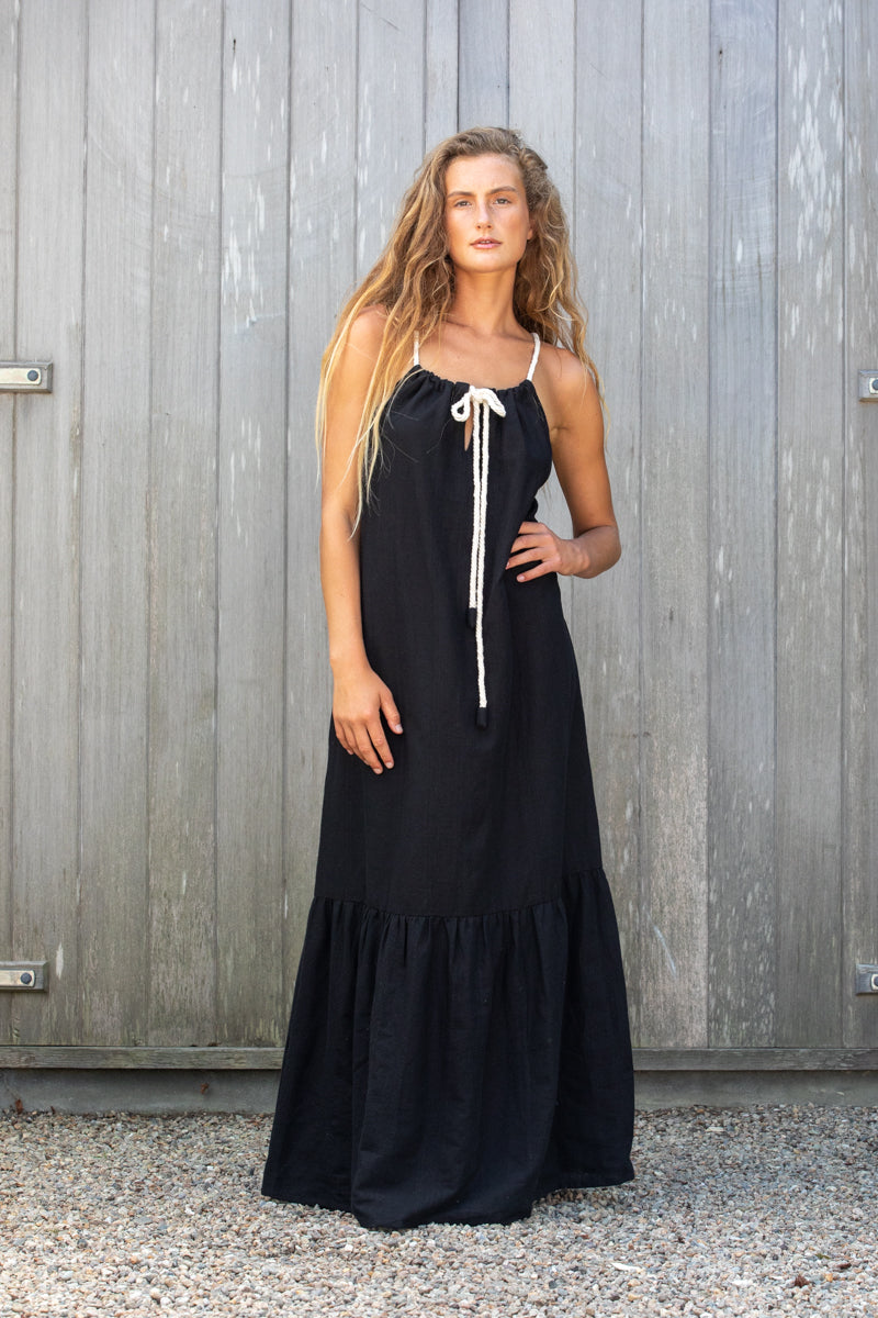 black summer dress
